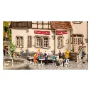 Lot de 6 personnages au café avec accessoires NOCH 16245 - HO 1/87 - 2