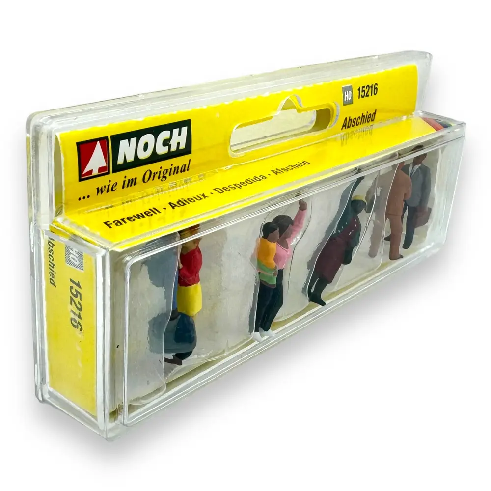 7 Personnages - Scène d'aurevoir - Noch 15216 - HO 1/87 - 3