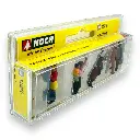 7 Personnages - Scène d'aurevoir - Noch 15216 - HO 1/87 - 3