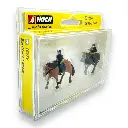 Personnages - policiers sur chevaux - Noch 15078 - HO 1/87  - 3