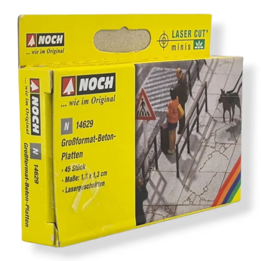 Dalles de béton grand format - NOCH 14629 - N 1/160ème - 2