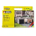 Lot de 2 garages préfabriqués NOCH 14677 - N 1/160 - 38x20x16 mm - 3