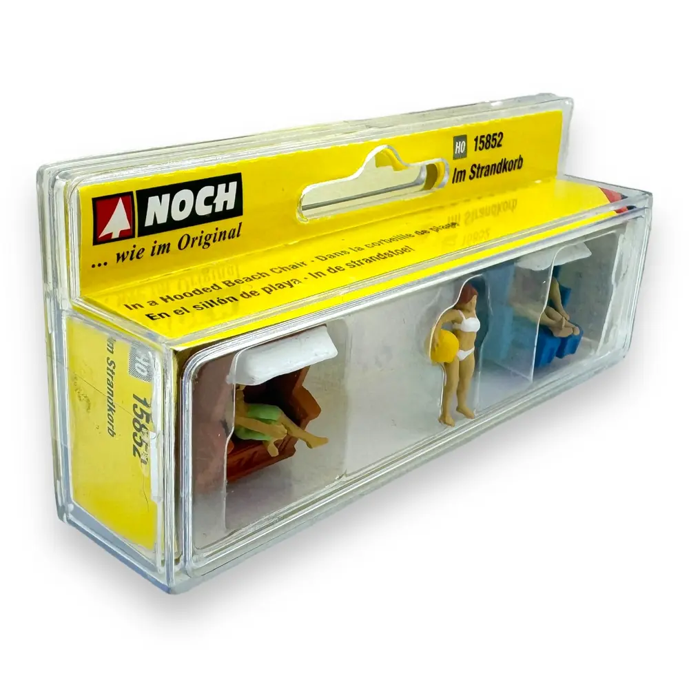 Chaises de plage avec personnages - NOCH 15852 - HO 1/87 - 3