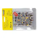 MEGA SET 60 figurines "passants et voyageurs" NOCH 16070 - HO 1/87 - 3