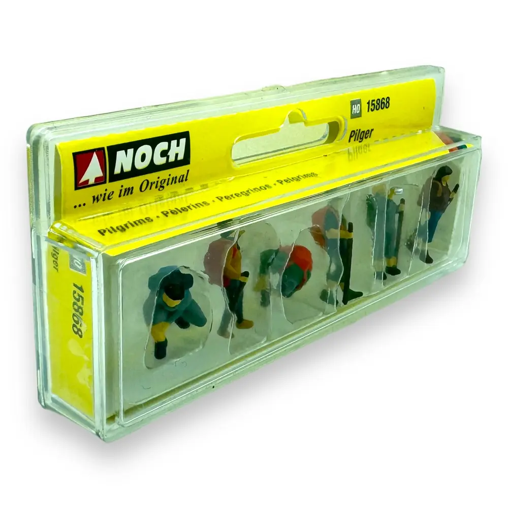 Personnages randonneurs pélerins - NOCH 15868 - HO 1/87 - 3