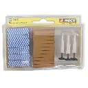 Accessoires de brasserie avec bancs, tables et parasols - NOCH 14817 - HO 1/87 - 2