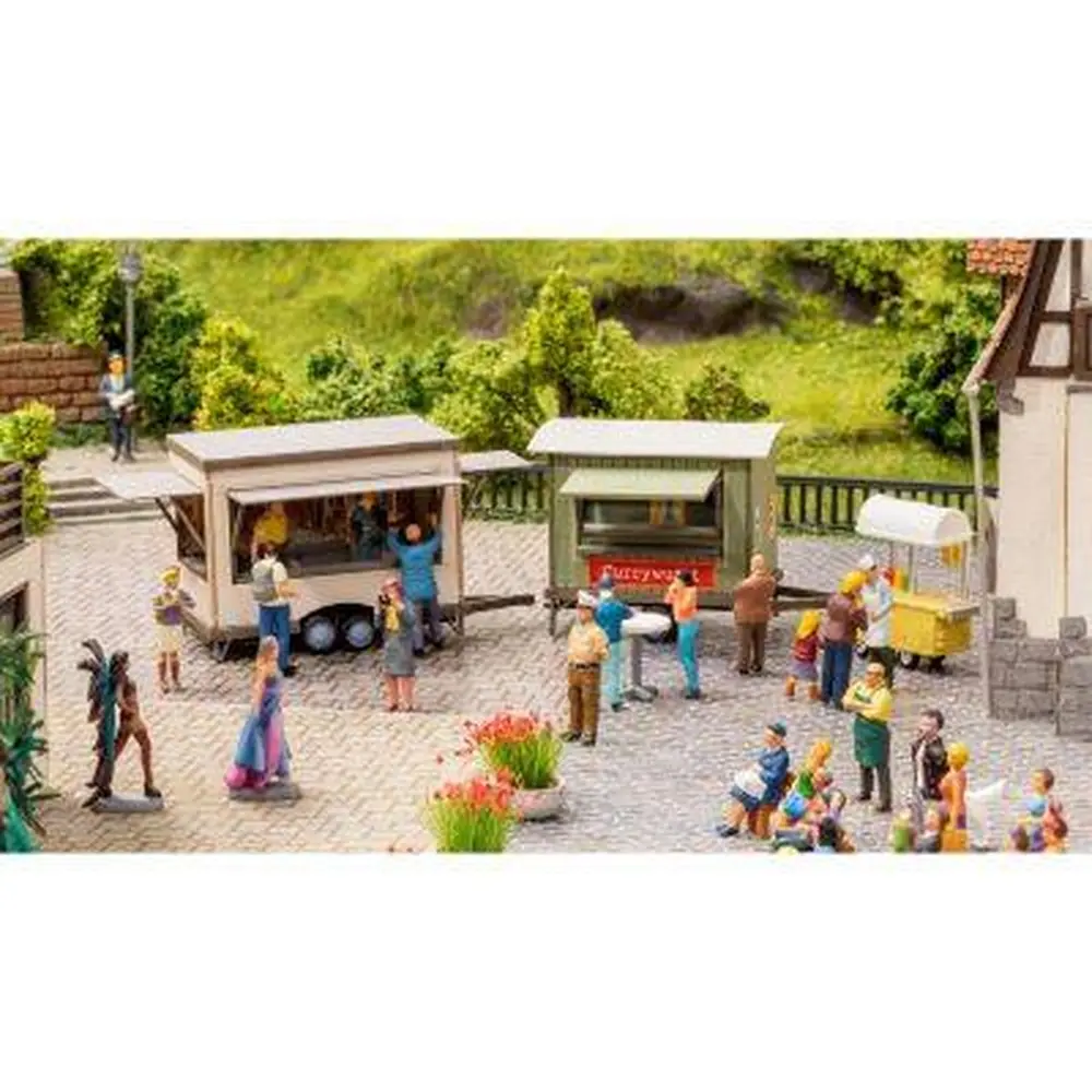 Lot de 2 stands de restauration - NOCH 14396 - HO 1/87  - 2