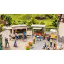 Lot de 2 stands de restauration - NOCH 14396 - HO 1/87  - 2