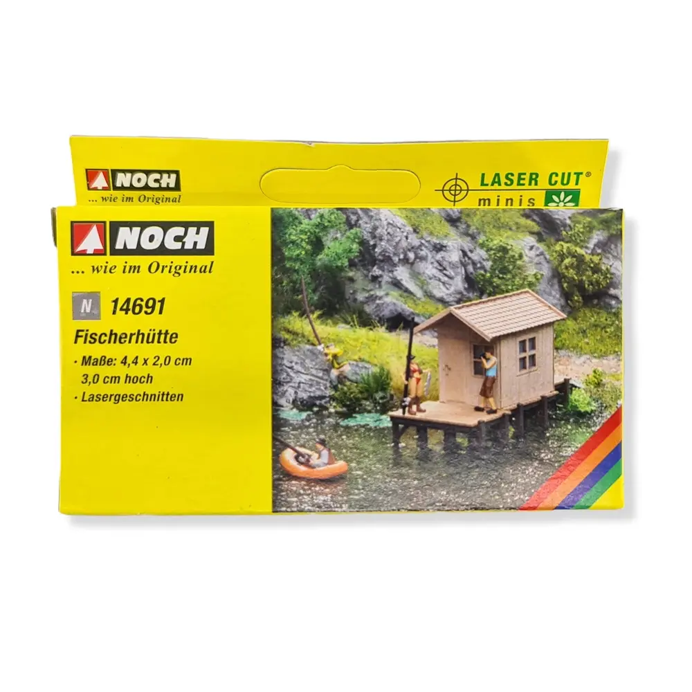 Une cabane de pêche NOCH 14691 - N 1/160 - 44x20x30 mm - 4