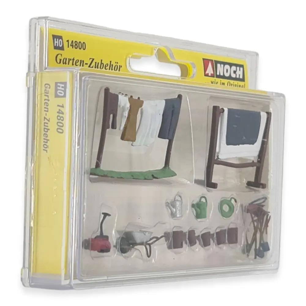 Pack "Accessoires de jardinage" NOCH 14800 - HO 1/87 - 2
