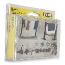 Pack "Accessoires de jardinage" NOCH 14800 - HO 1/87 - 2