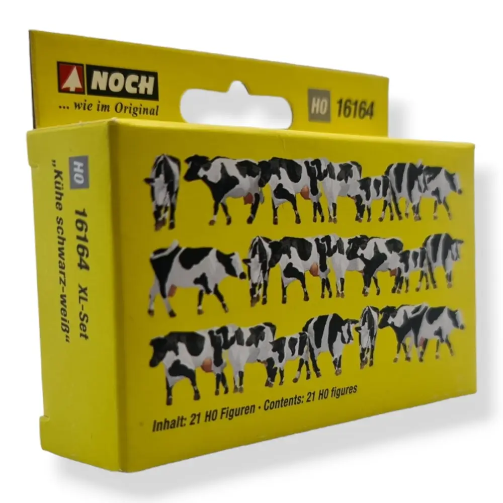 Pack XL 21 vaches noires et blanches NOCH 16164 - HO 1/87ème - 2