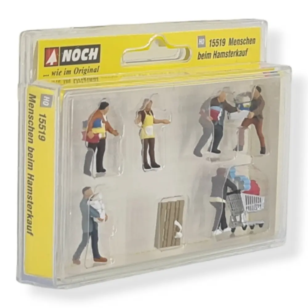 Kit personnages NOCH 15519 - HO 1/87 - réserve papier toilette - 2