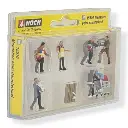Kit personnages NOCH 15519 - HO 1/87 - réserve papier toilette - 2