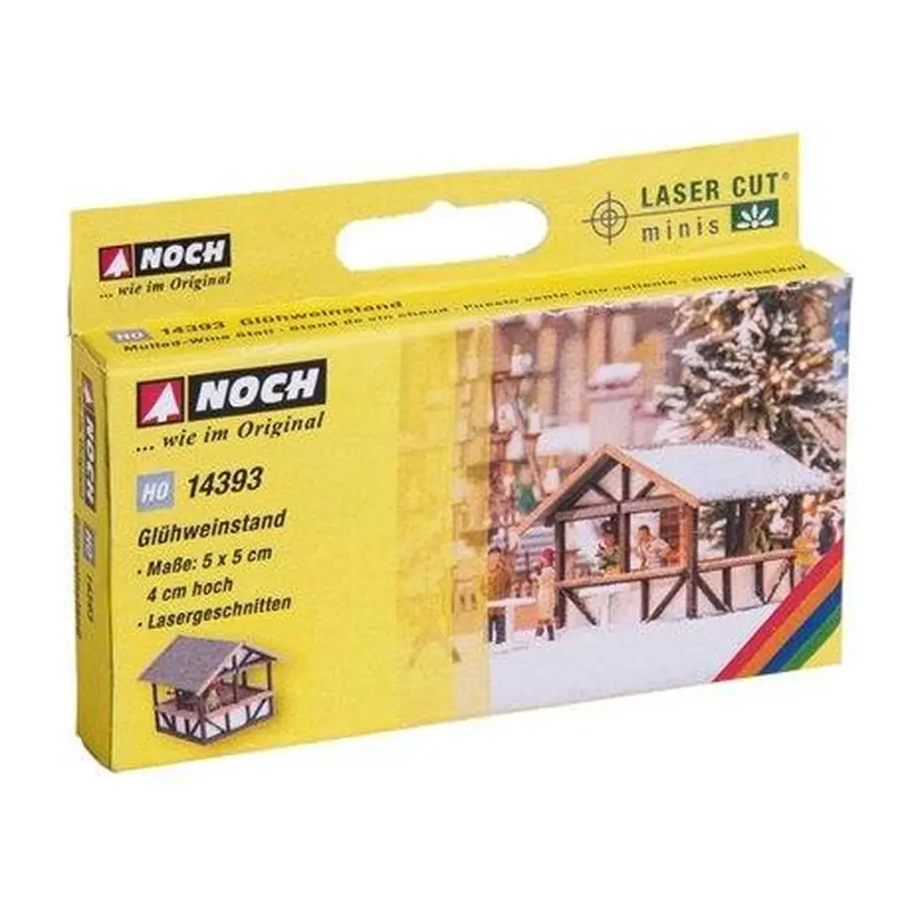 Stand de vin chaud NOCH 14393 - HO 1/87 - 50x50x40mm - 3