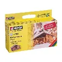 Crèche du marché de Noël & 8 figurines en bois - NOCH 14394 - HO 1/87 - 75x35x35 mm - 3