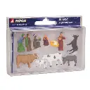 Lot de 11 figurines de la Nativité - Noch 15922 - HO 1/87 - 2
