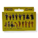 Pack XL 18 Figurines "À la gare" NOCH 16122 - HO 1/87ème - 3