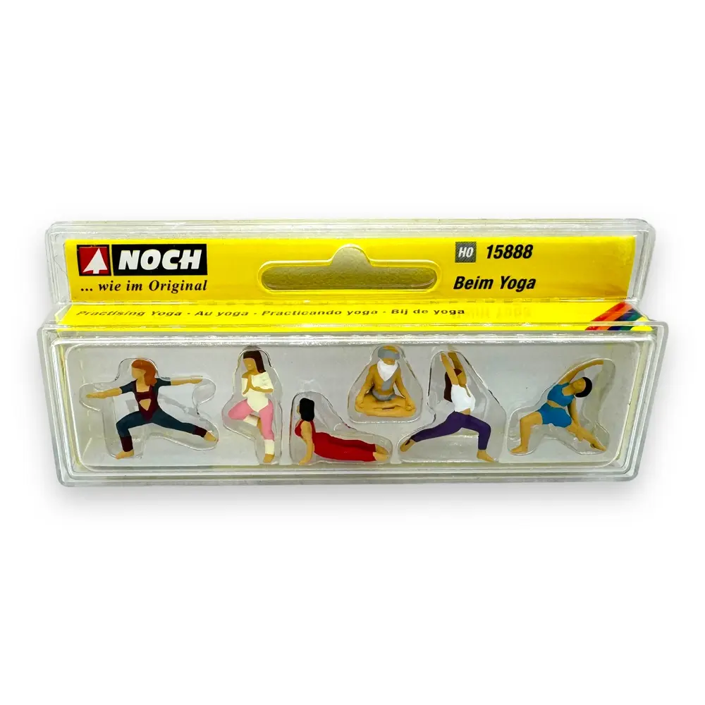 Personnages au yoga - Noch 15888 - HO 1/87 - 2