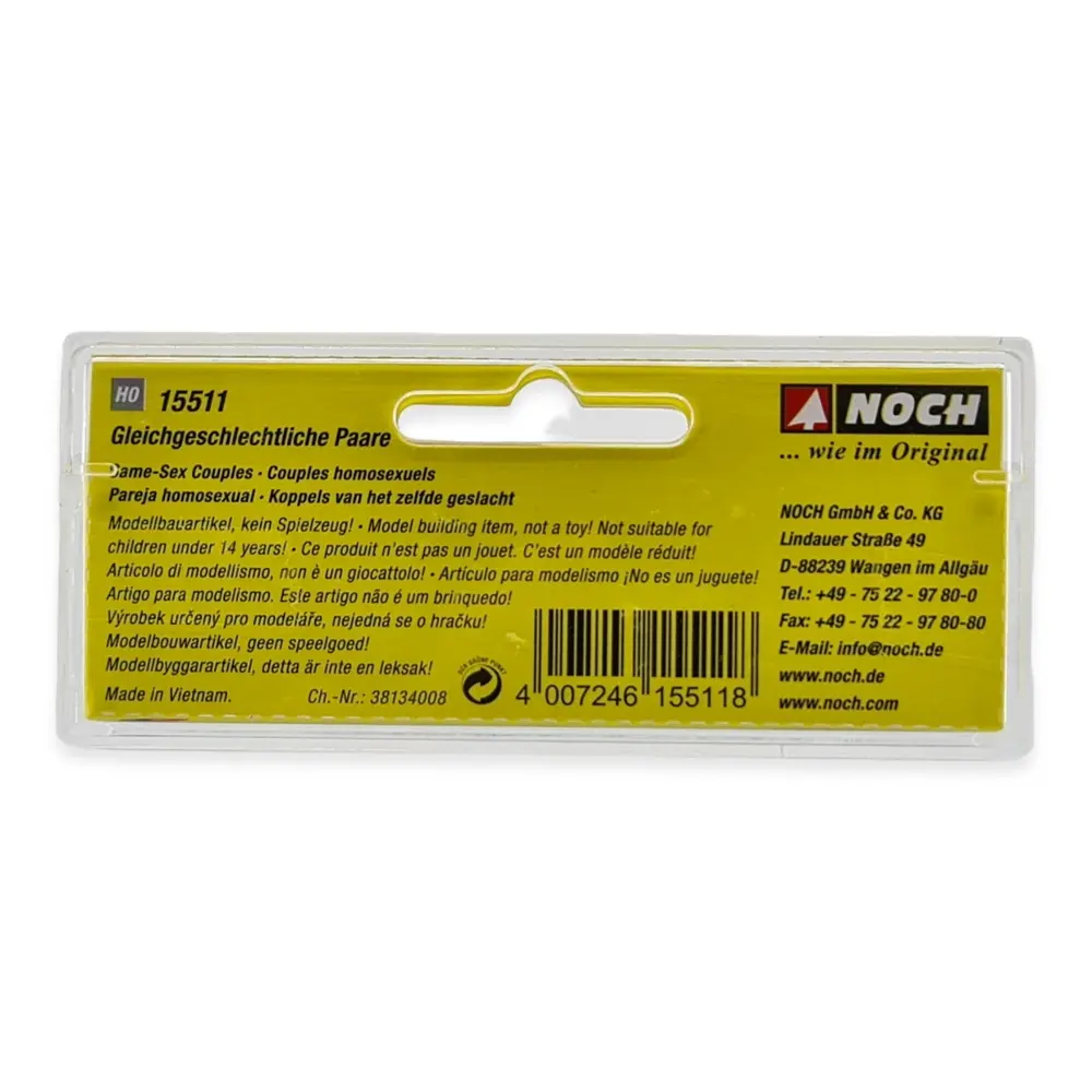 Pack de 3 couples de même sexe NOCH 15511 - HO : 1/87ème - 3