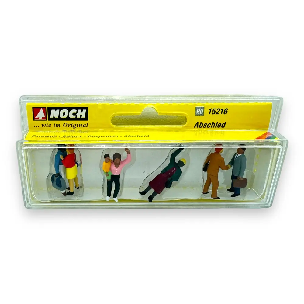 7 Personnages - Scène d'aurevoir - Noch 15216 - HO 1/87 - 2