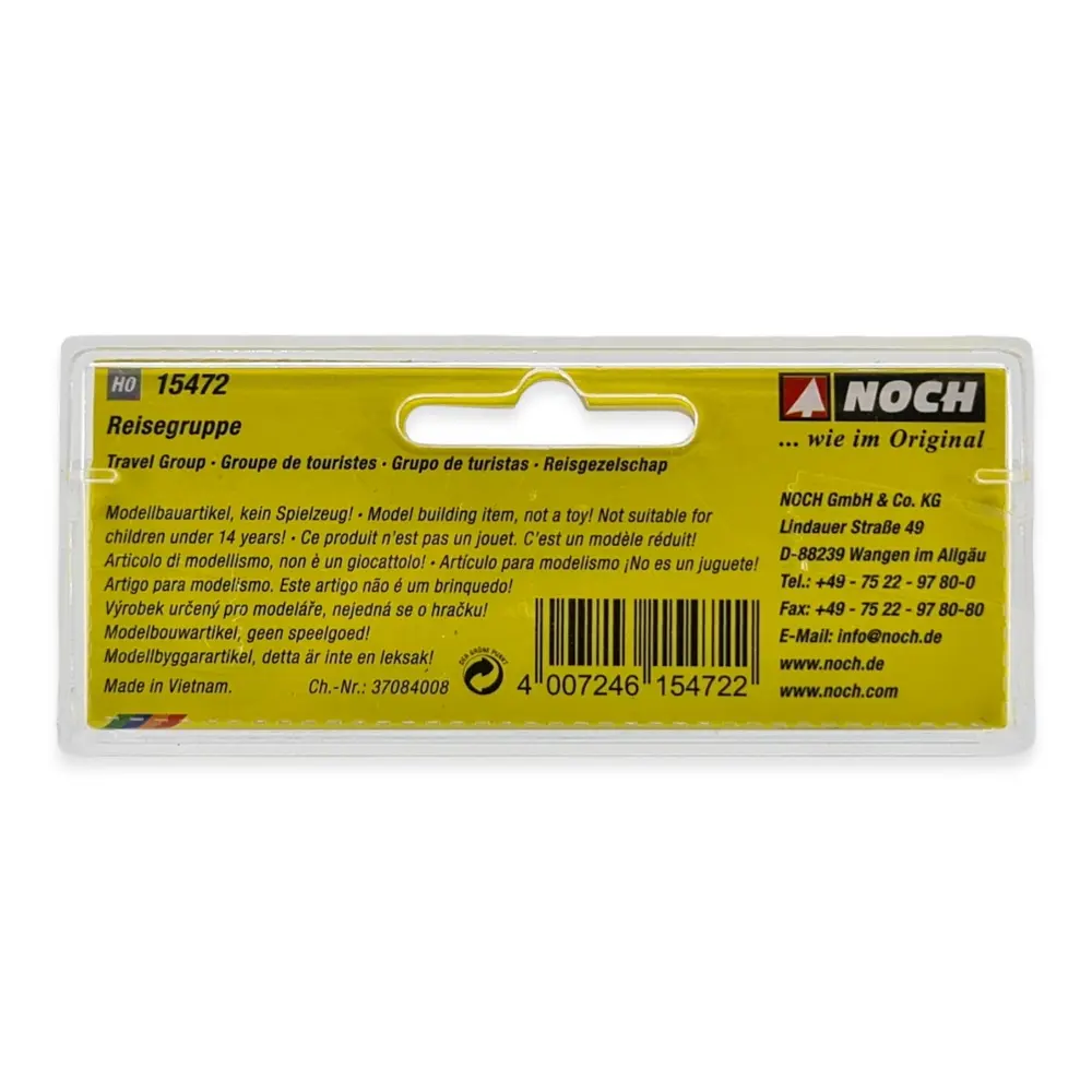 Pack "Groupe de touristes" / 6 personnages NOCH 15472 - HO : 1/87ème - 3