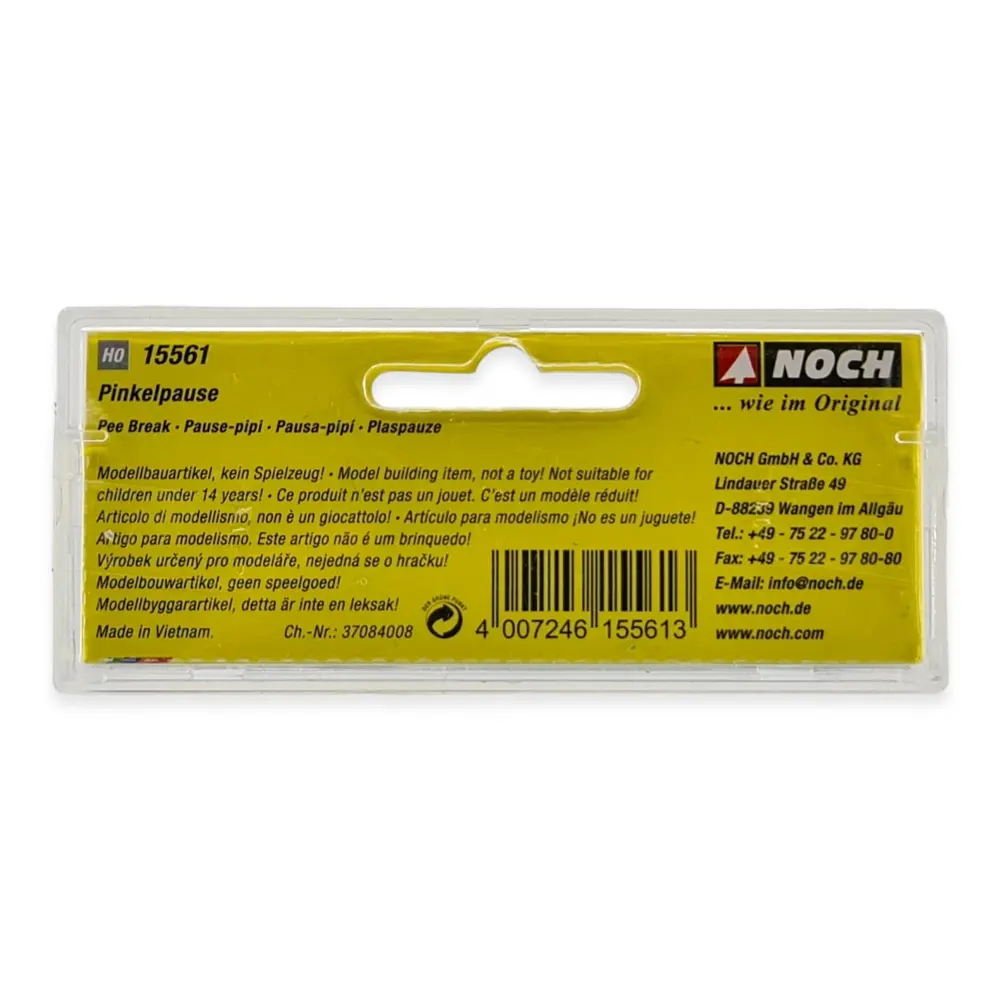 Pack de 7 personnages "Pause pipi" NOCH 15561 - HO : 1/87ème - 3