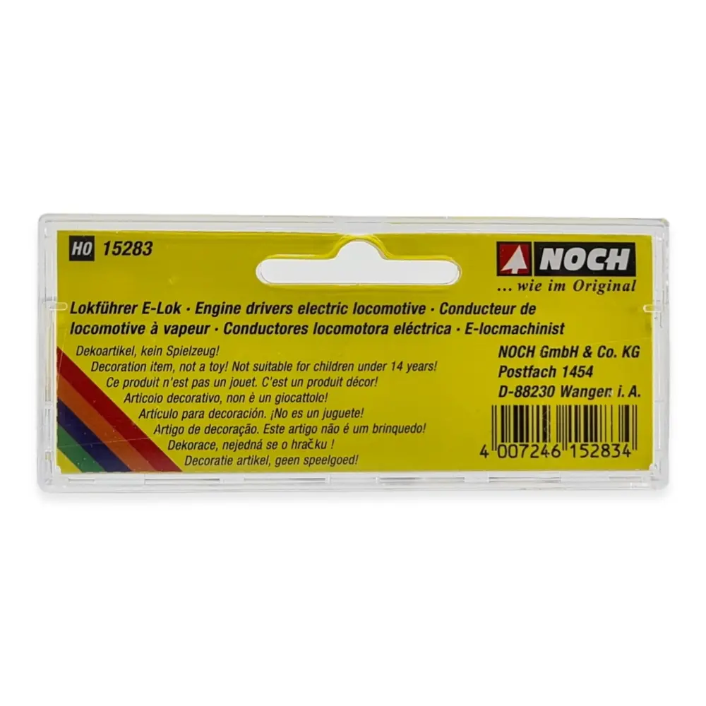 Pack de 6 conducteurs de locomotive assis NOCH 15283 - HO : 1/87ème - 3