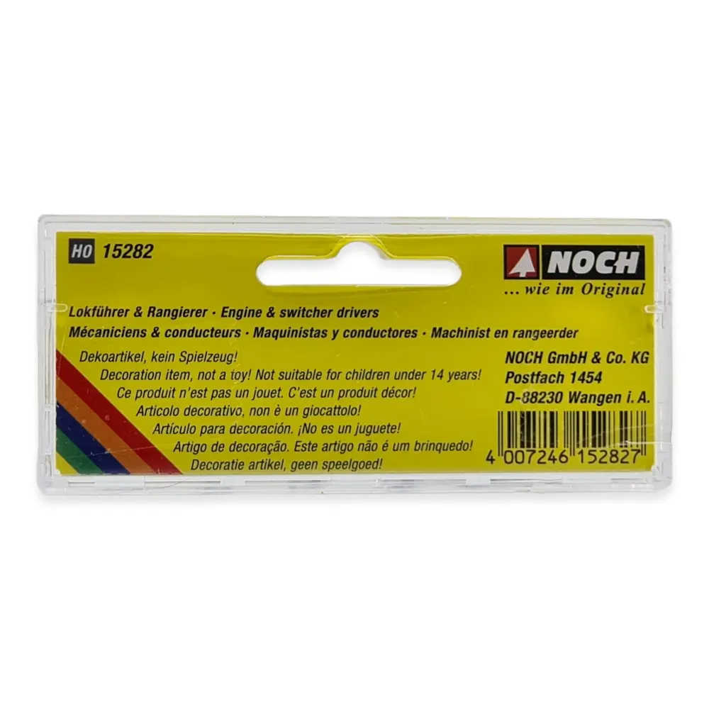 Pack de 6 mécaniciens et conducteurs NOCH 15282 - HO : 1/87ème - 3