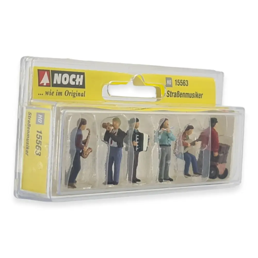 Pack de 6 musiciens ambulants NOCH 15563 - HO : 1/87ème - 2