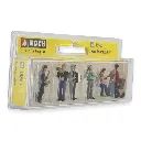 Pack de 6 musiciens ambulants NOCH 15563 - HO : 1/87ème - 2