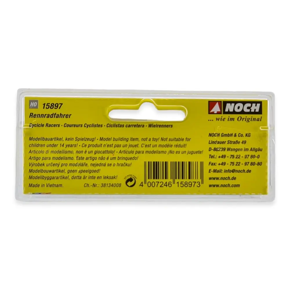 Pack de 3 cyclistes NOCH 15897 - HO : 1/87ème - 3