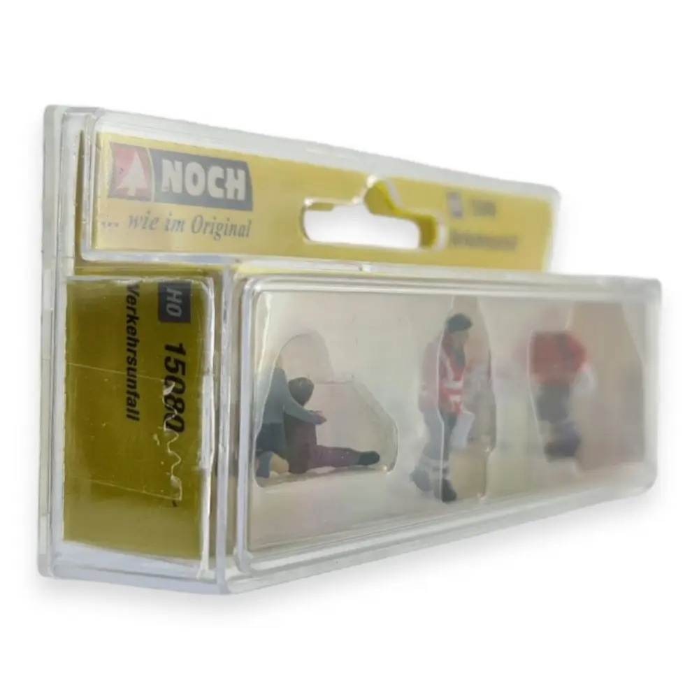 5 figurines thème "Accident de la route" NOCH 15080 HO 1/87 - 2