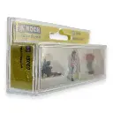 5 figurines thème "Accident de la route" NOCH 15080 HO 1/87 - 2