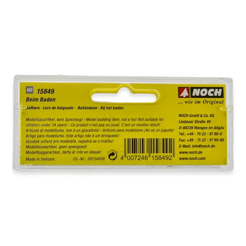 Pack de 6 personnages en maillot de bain NOCH 15849 - HO : 1/87ème - 3