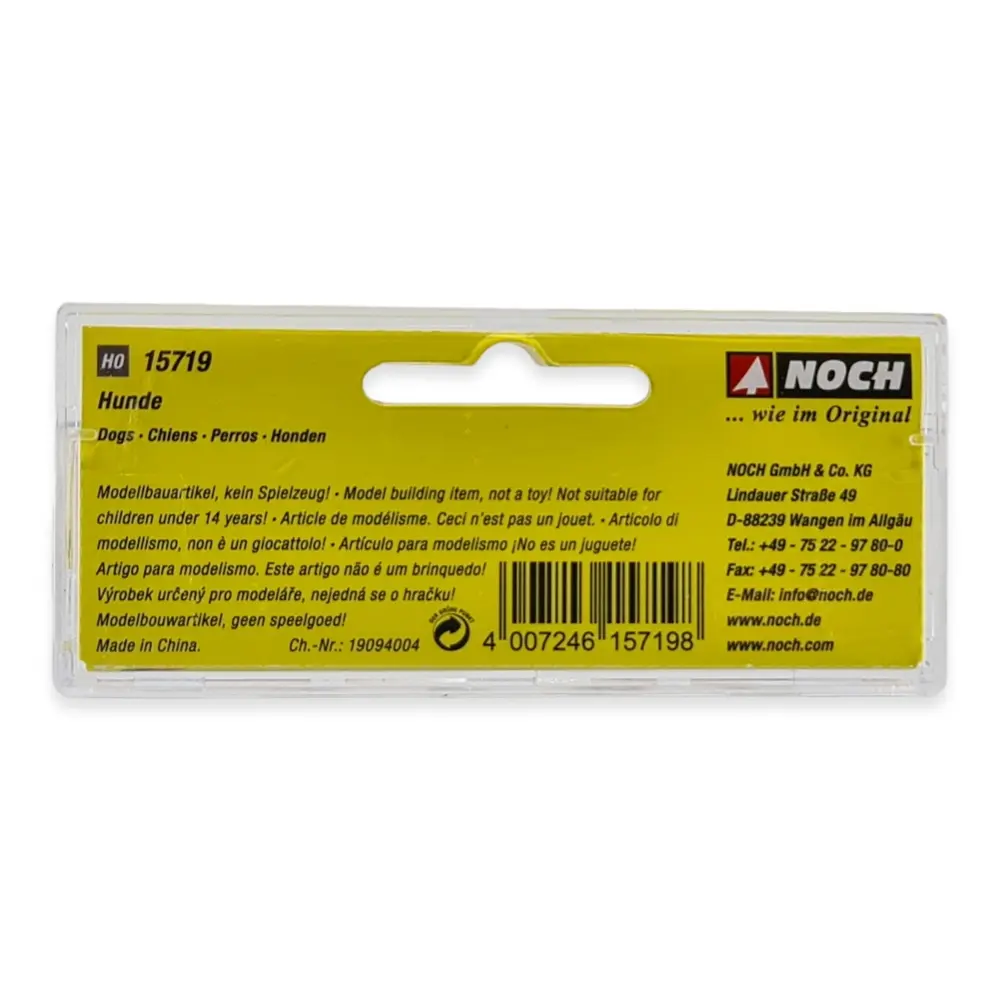 Pack de 9 chiens NOCH 15719 - HO : 1/87ème - 3
