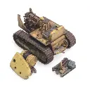 Bulldozer D7 rouillé RIP - ARTITEC 487.601.01 - HO : 1/87  - 4