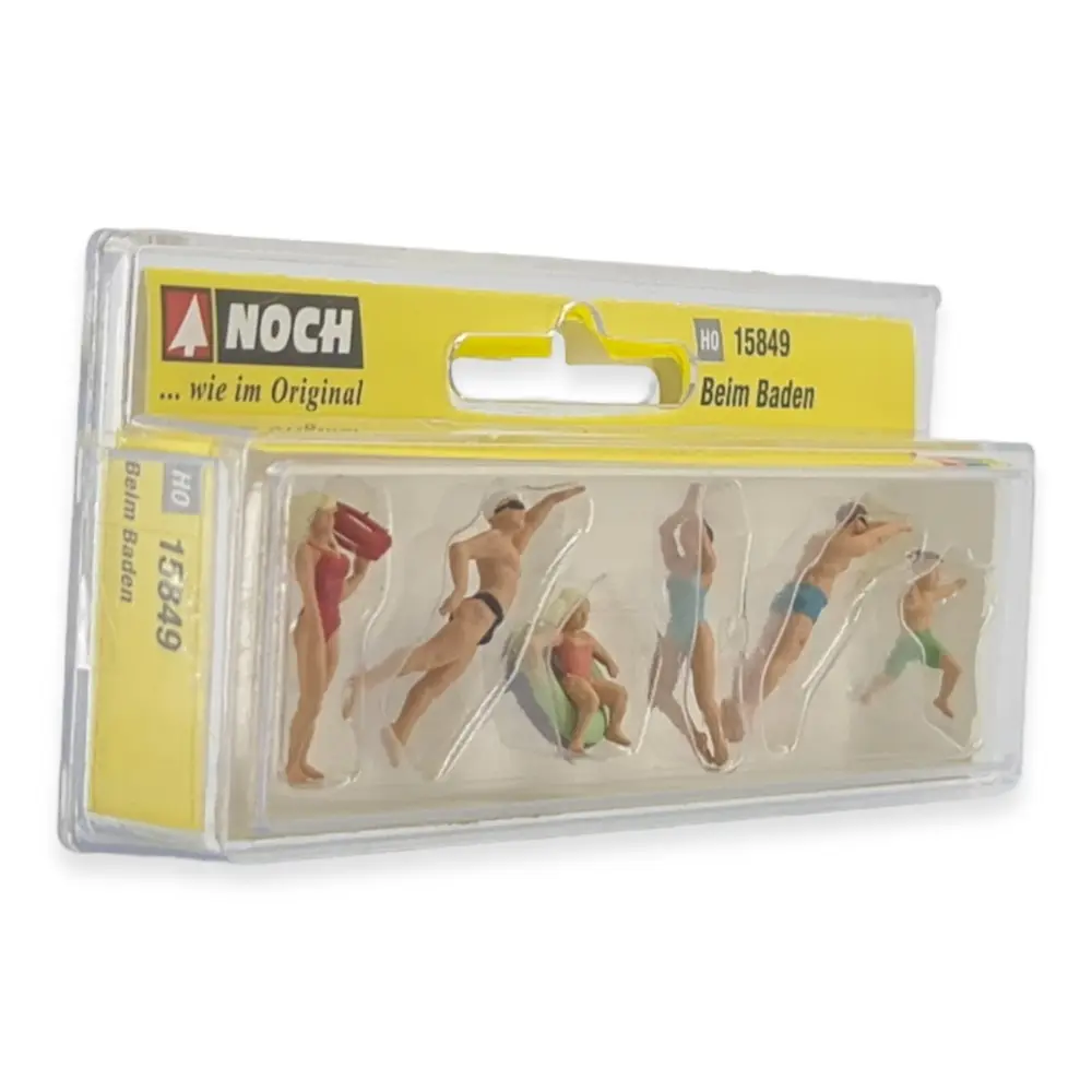 Pack de 6 personnages en maillot de bain NOCH 15849 - HO : 1/87ème - 2