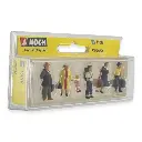 Pack de 6 voyageurs - Noch 15218 - HO 1/87 - 2