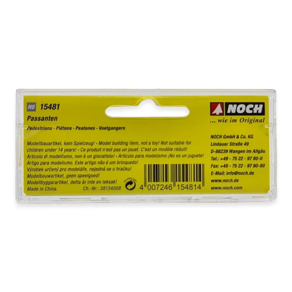 Pack de 6 piétons NOCH 15481 - HO : 1/87ème - 3