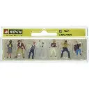 Lot de 6 figurines "Photographes" NOCH 15571 - HO 1/87 - 2