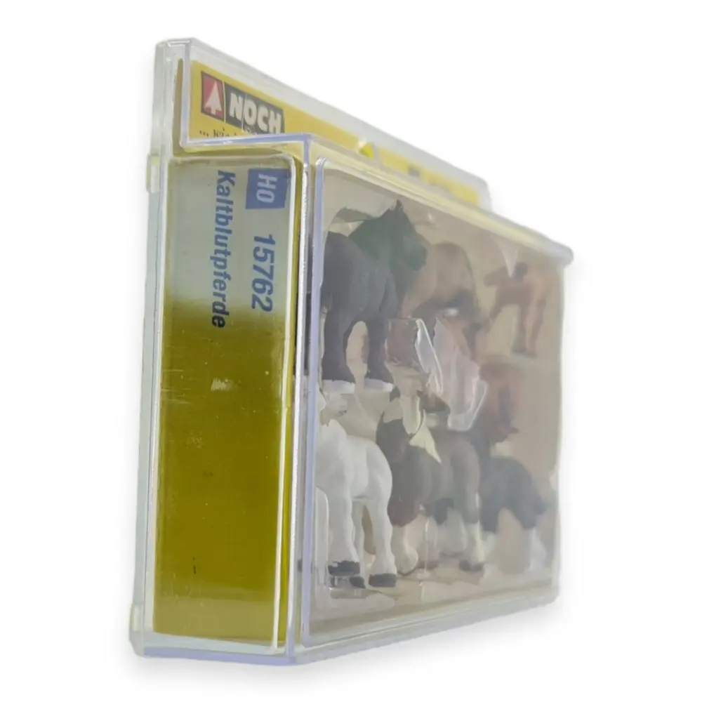 Pack de 8 chevaux de trait NOCH 15762 - HO : 1/87ème - 2