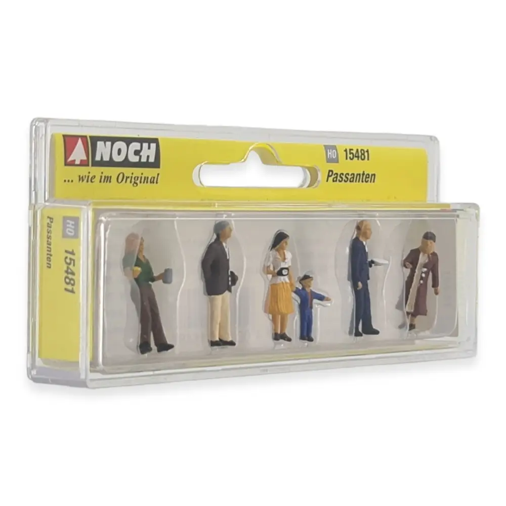 Pack de 6 piétons NOCH 15481 - HO : 1/87ème - 2