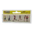 Lot de 6 coureurs - Noch 15890 - HO 1/87 - 2