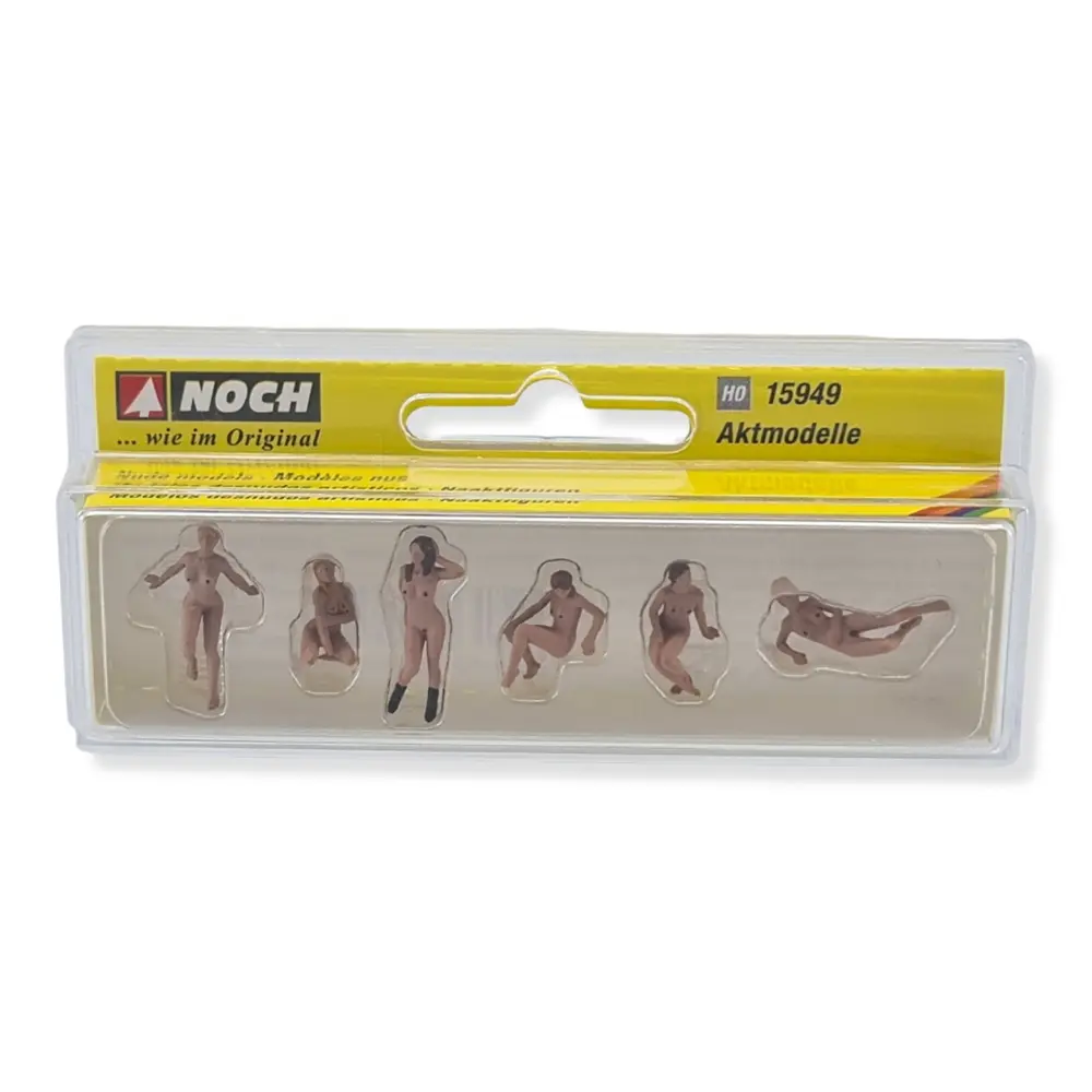 Lot de 6 modèles nues NOCH 15949 - HO 1/87 - 2