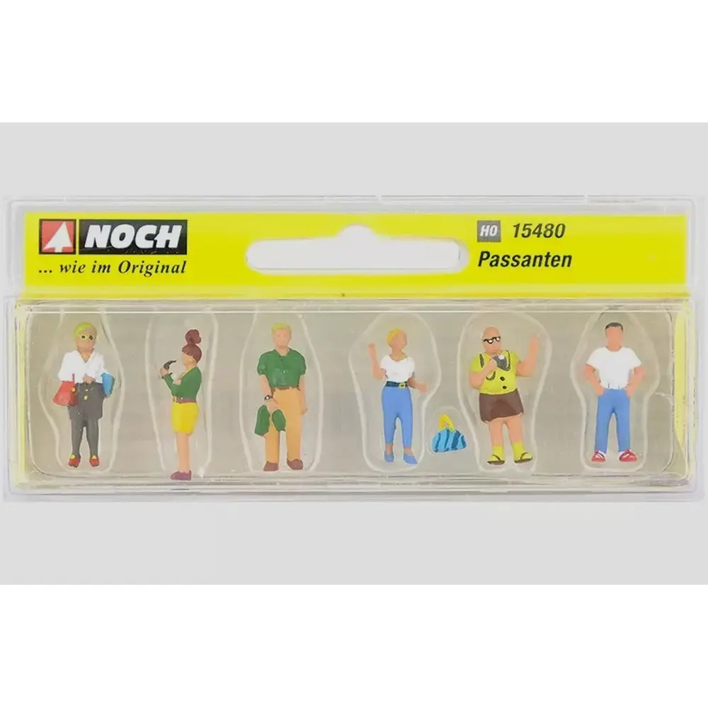 lot de 6 passants NOCH 15480 - HO 1/87 - 2