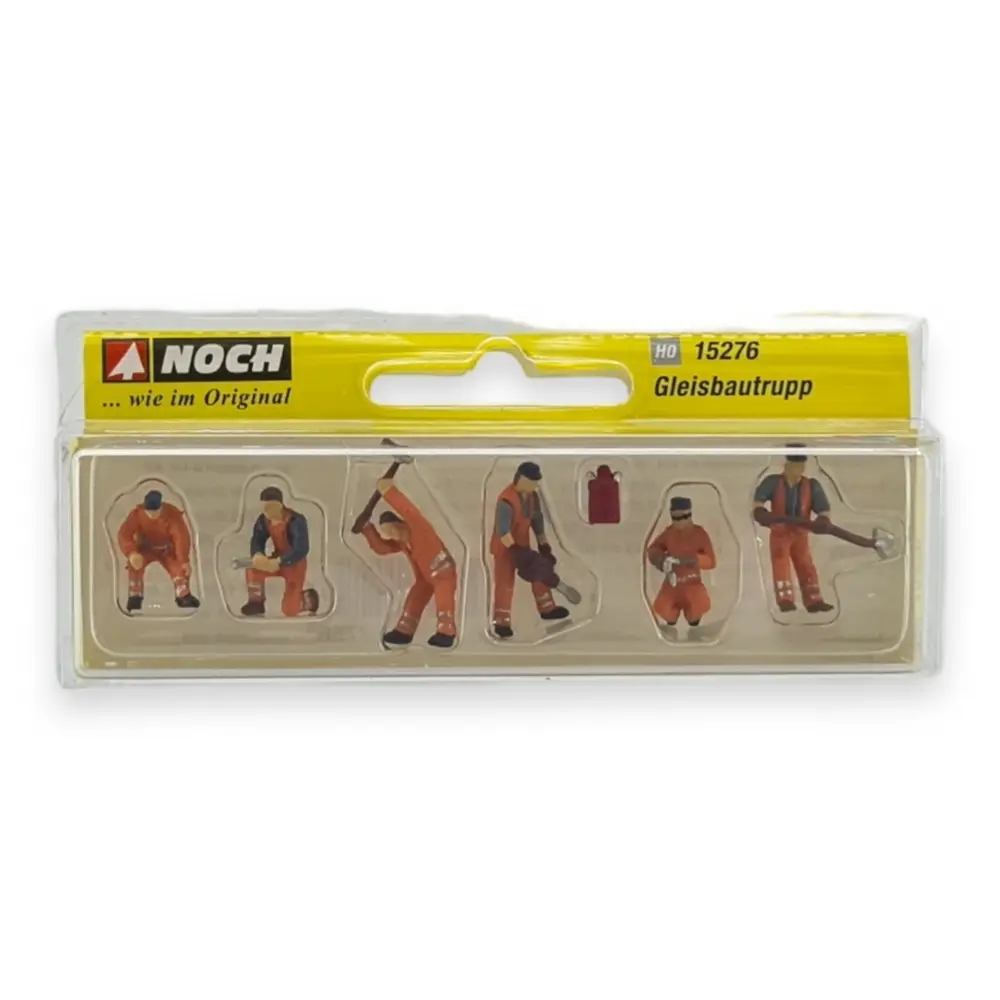 Equipe de poseurs de voies - Noch 15276 - HO 1/87e - 2