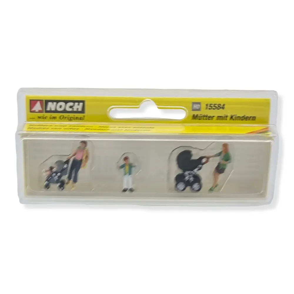 Mères avec poussettes et enfants NOCH 15584 - HO 1/87 - 2