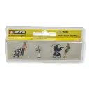 Mères avec poussettes et enfants NOCH 15584 - HO 1/87 - 2