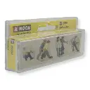 Lot de 6 personnages ivres - Figurine - NOCH 15559 - Échelle HO 1/87 - 2